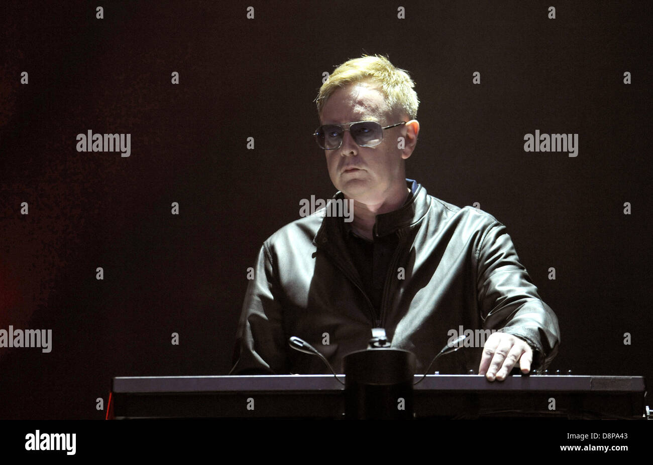 Munich, Germany. 1st June, 2013. Andrew Fletcher from the British band