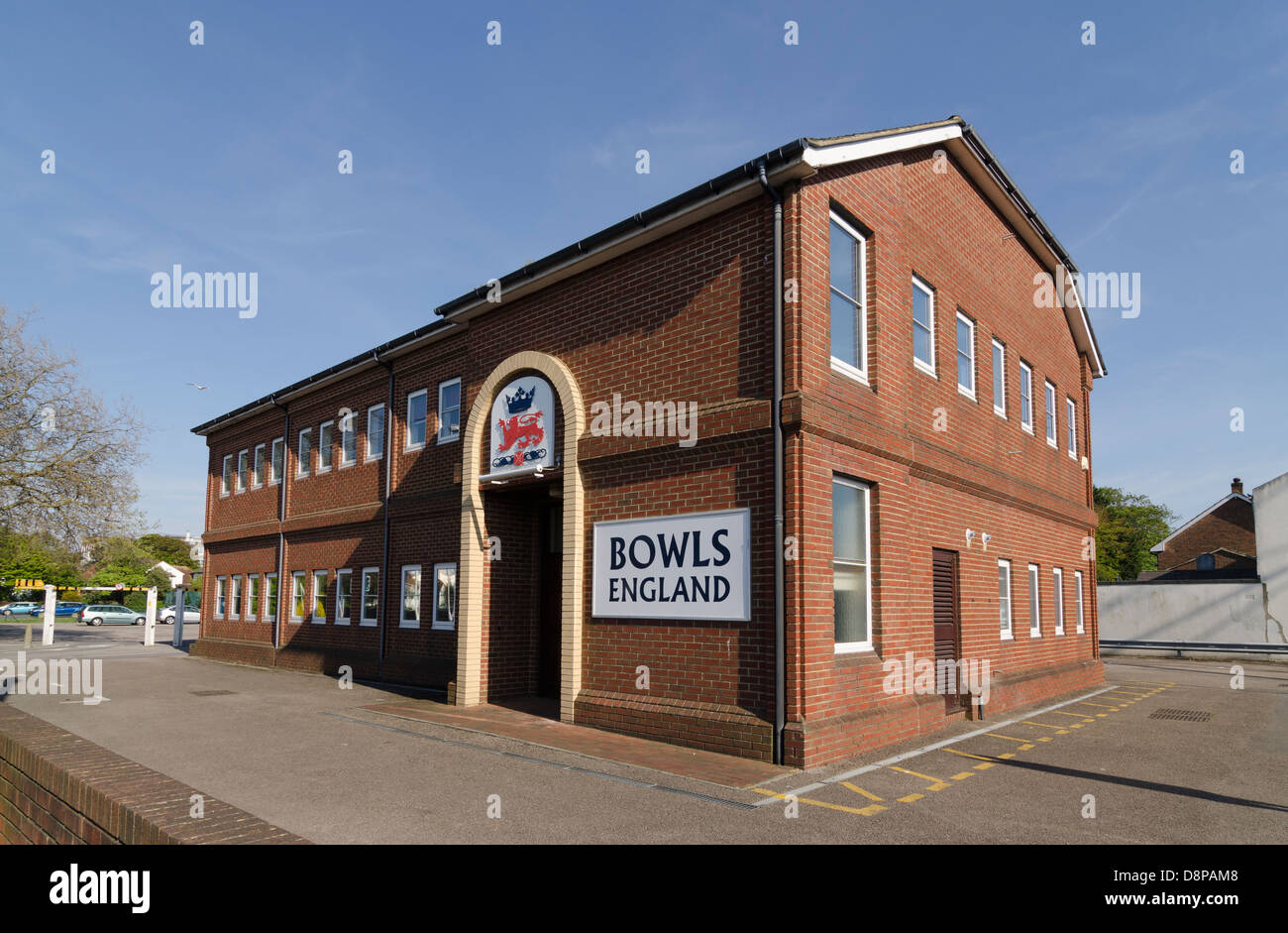 Bowls England Office in Worthing West Sussex UK Stock Photo