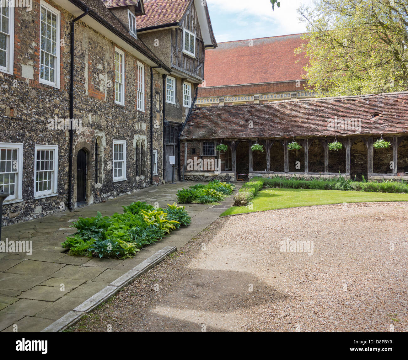 Archdeacons house canterbury cathedral kent hires stock photography