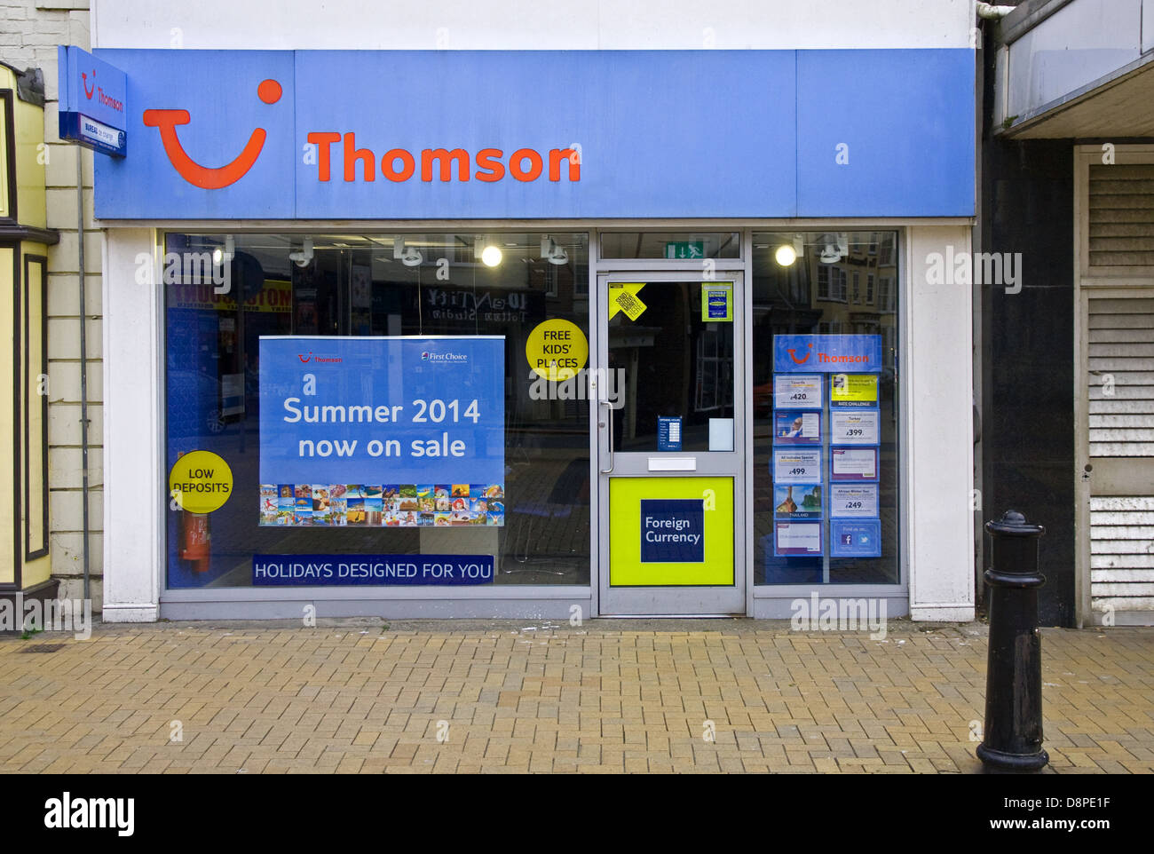 Thomson travel agency; Bridlington branch Stock Photo