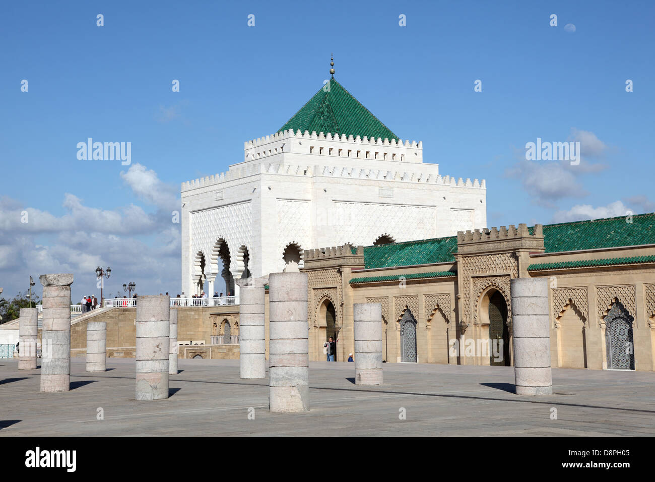 Mausoleum of Mohammed V in Rabat, Morocco Stock Photo