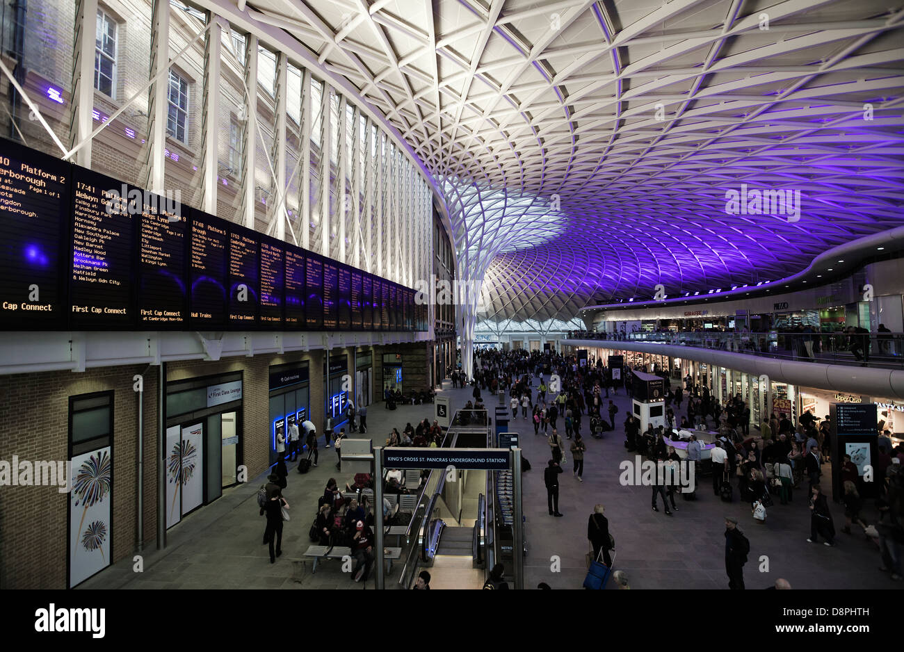 Newly opened kings cross concourse london england uk europe 2012 hi-res ...