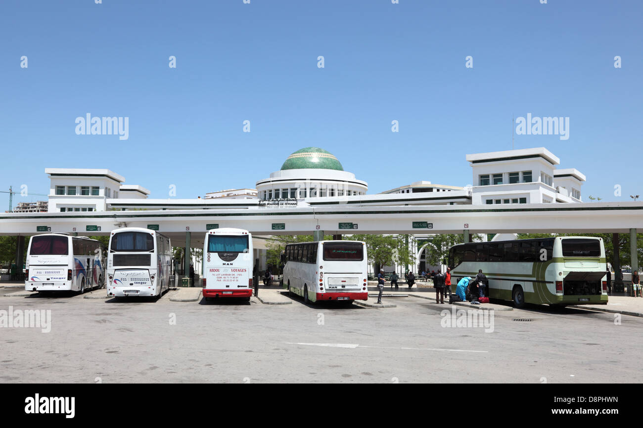 Bus station (gare routiere) in Tetouan, Morocco Stock Photo - Alamy