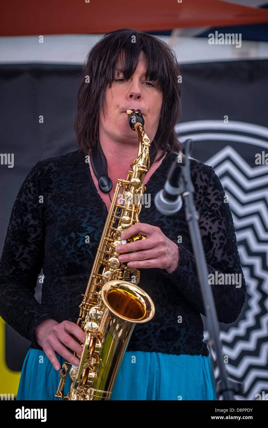 Acoya performing on day 2 of the Exeter Respect Festival 2013 in ...