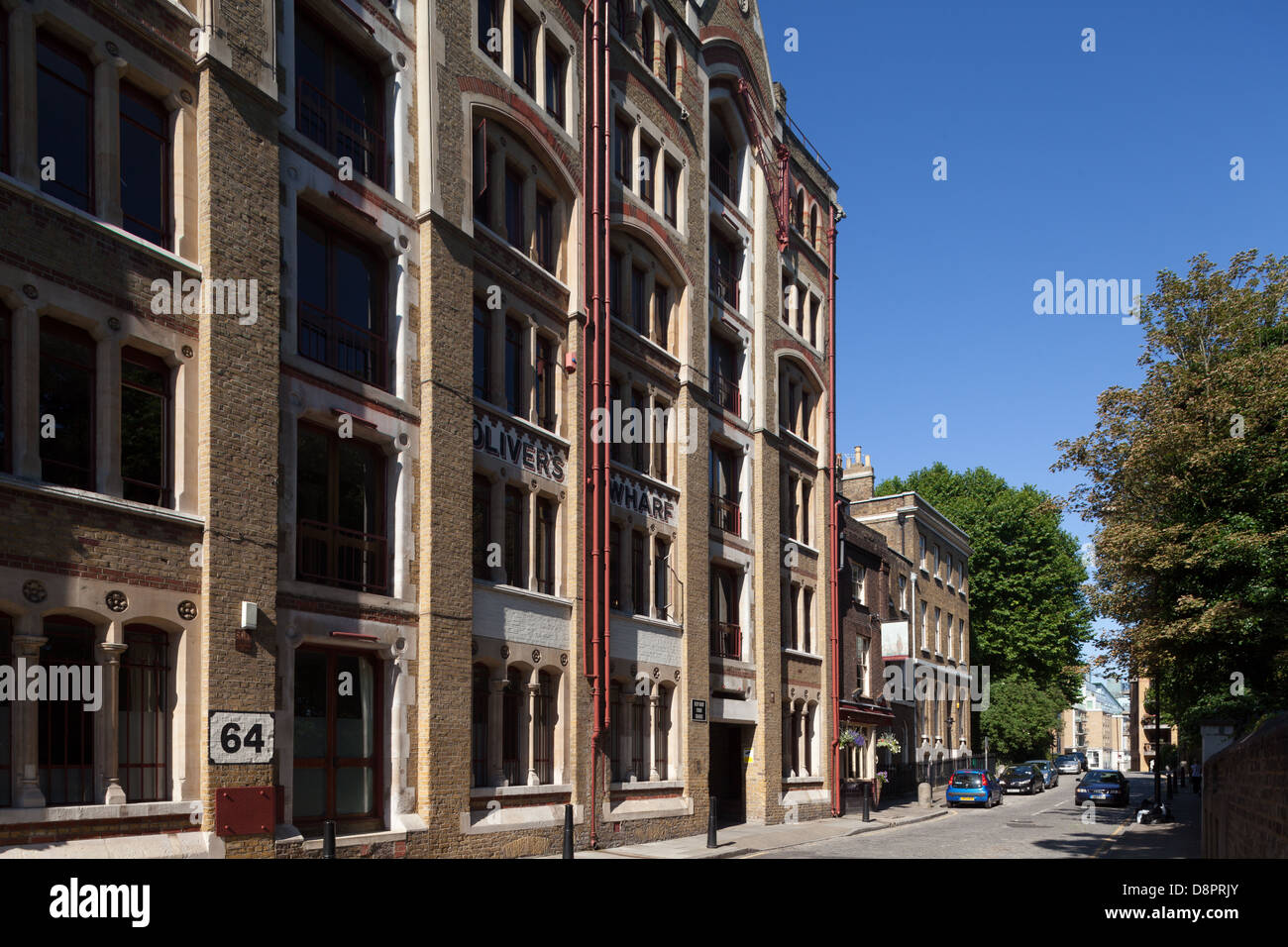 Oliver's Wharf, Wapping High Street, London Stock Photo