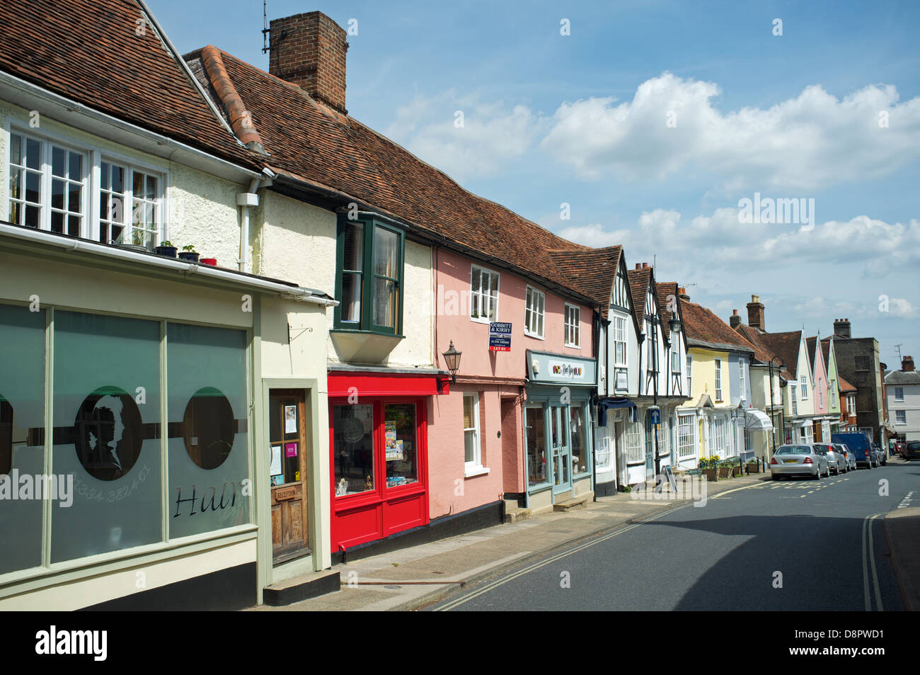 Market Hill Woodbridge Suffolk UK Stock Photo Alamy