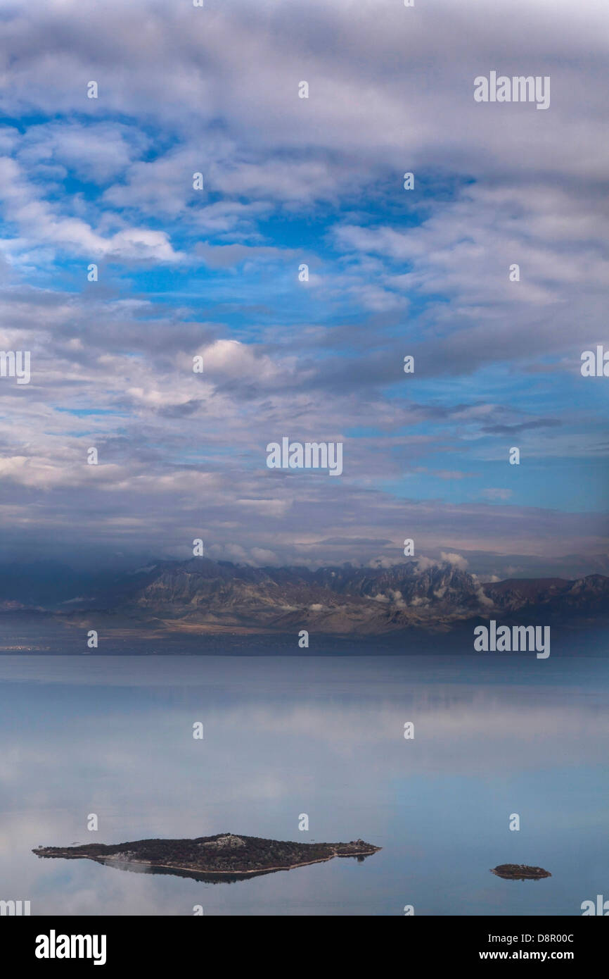 views of Lake Shkodra, Montenegro Stock Photo