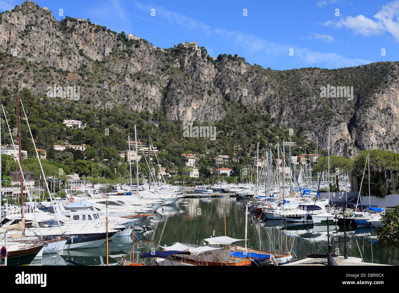 The harbor of Cap d'Ail, French Riviera, France Stock Photo - Alamy