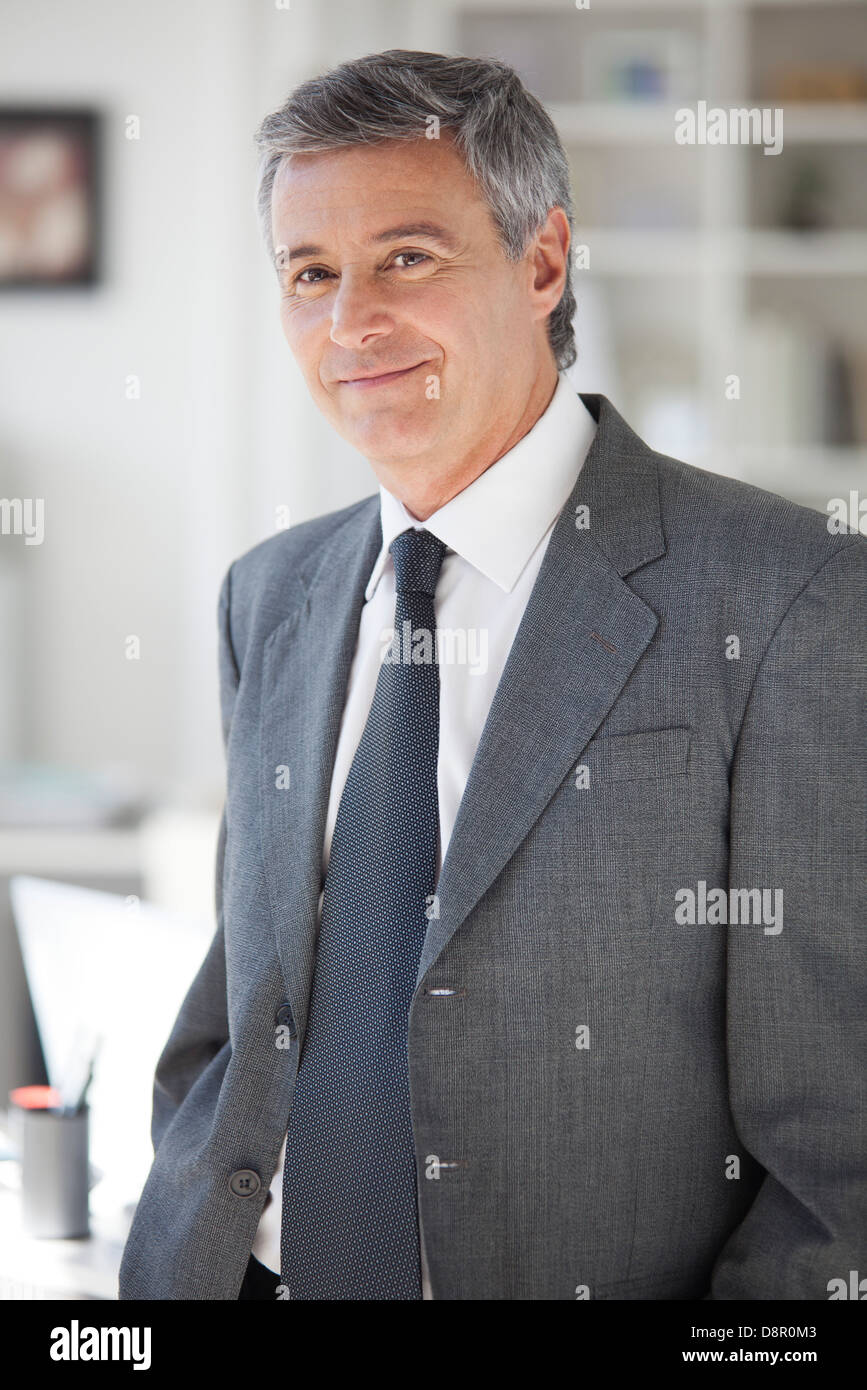 Mature businessman, portrait Stock Photo - Alamy