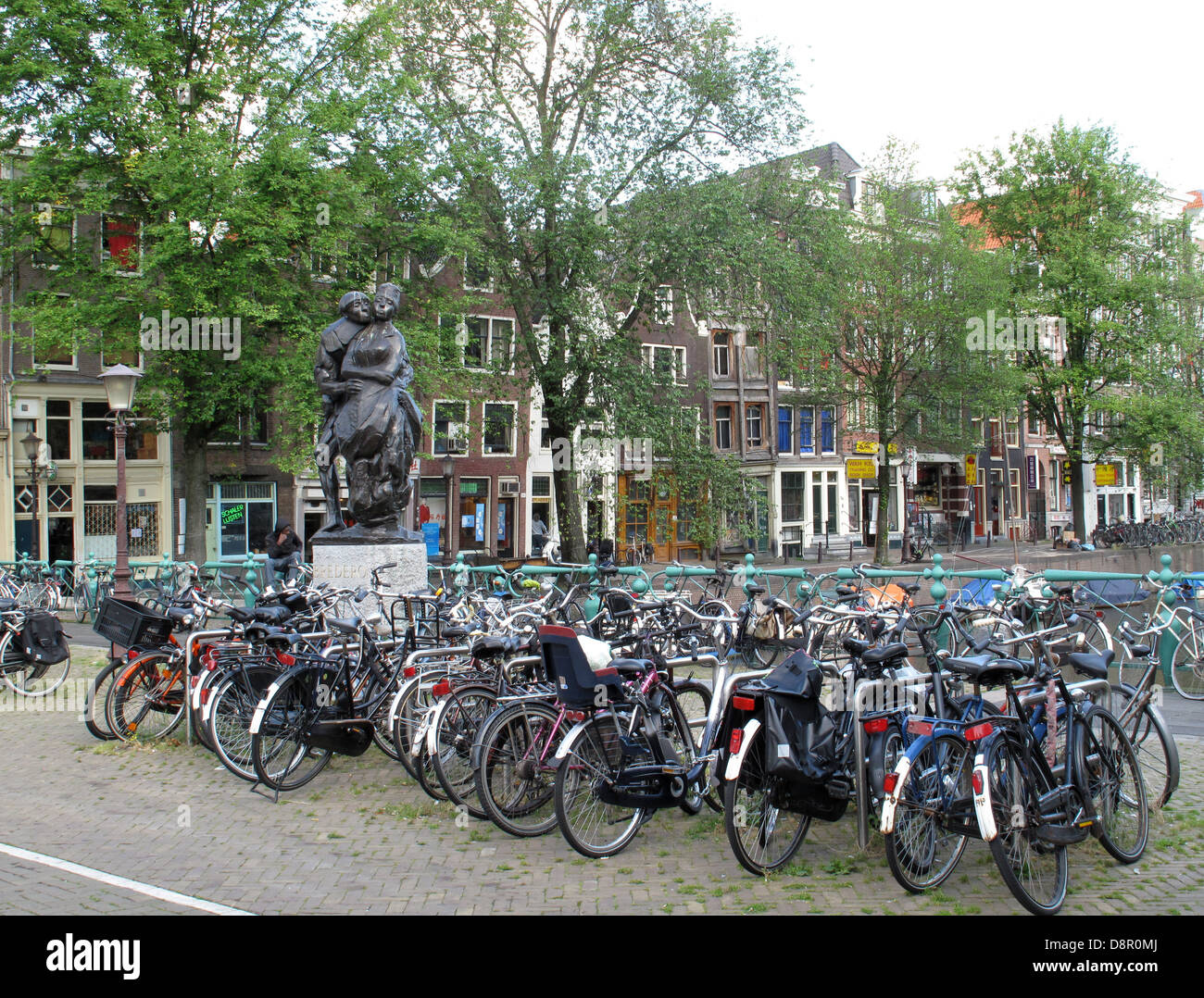 Amsterdam, the city of bikes Stock Photo Alamy