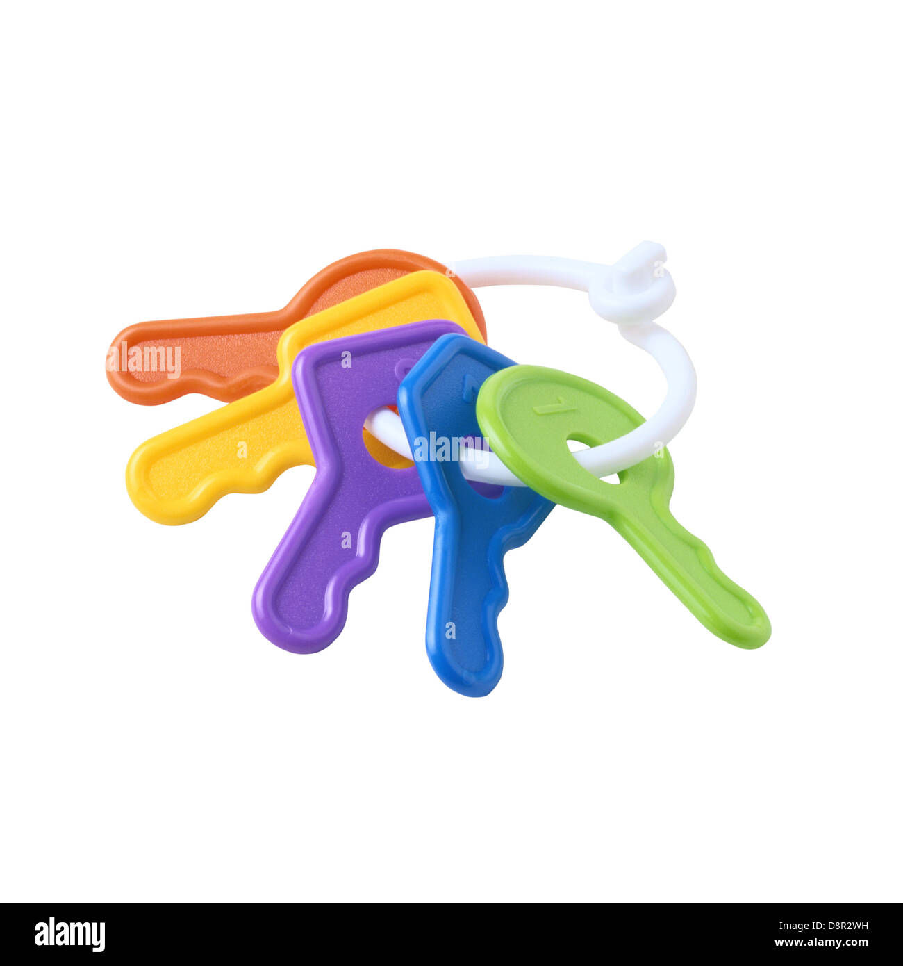 Children's toy  keys Stock Photo