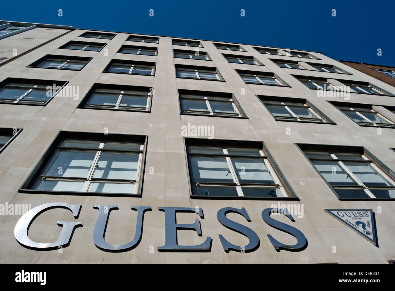 london offices of clothing retailer guess?, berners street, london Stock  Photo - Alamy