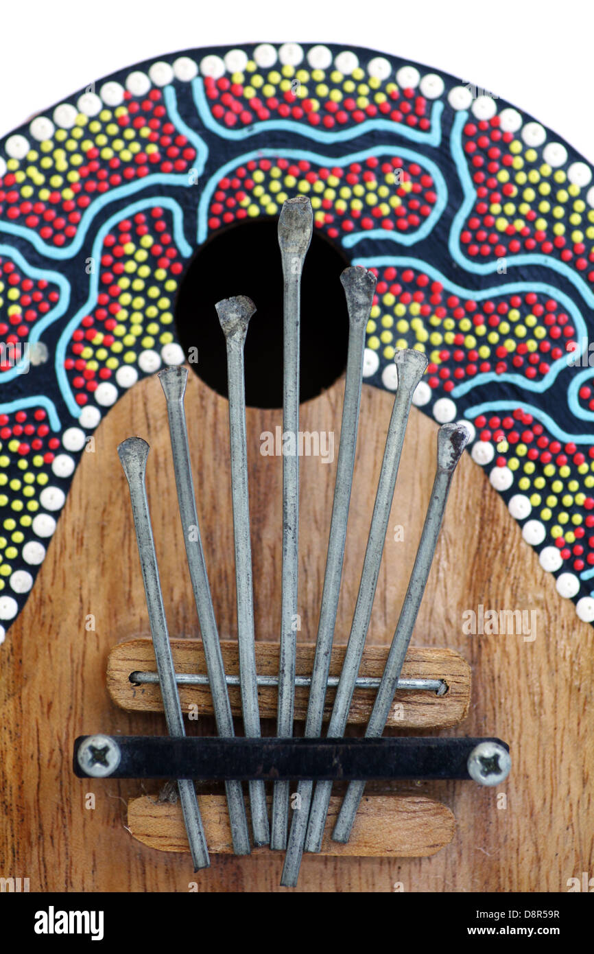 Traditional African musical instrument called Kalimba Stock Photo Alamy