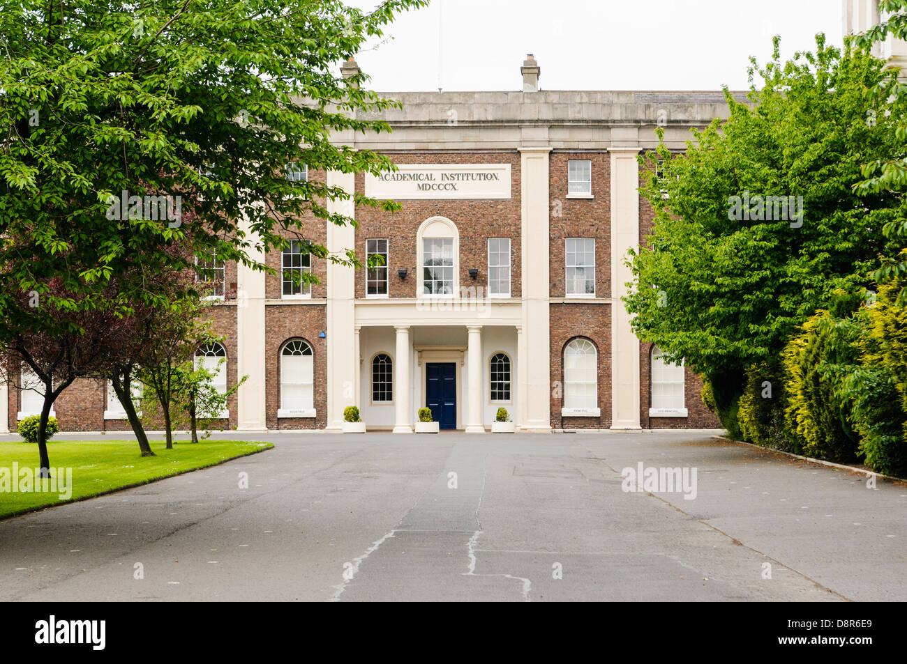 Royal Belfast Academical Institution (Inst), a boy's Grammar School in Belfast. Stock Photo