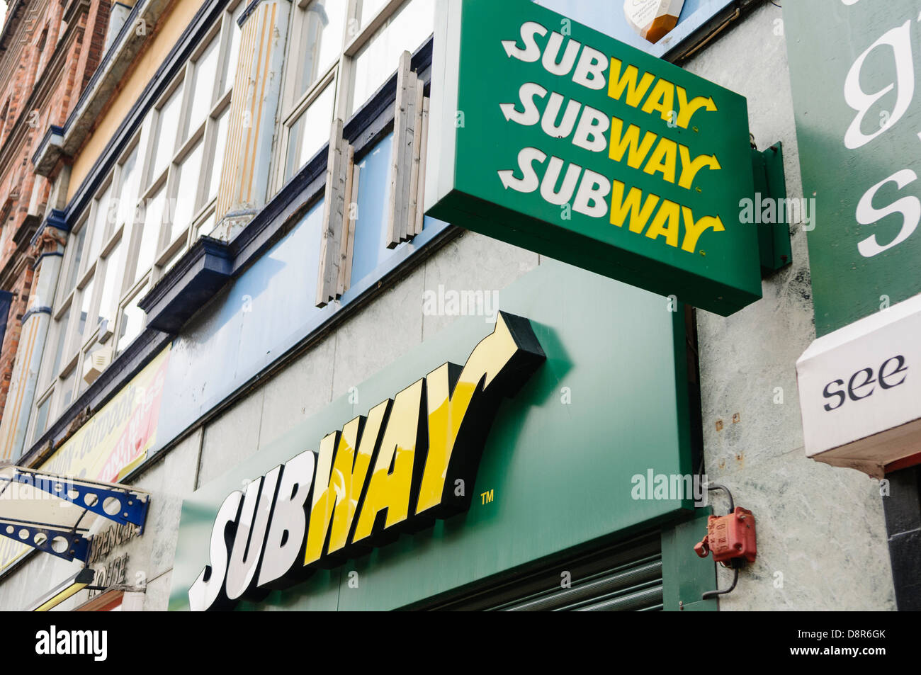 Subway sandwich shop Stock Photo