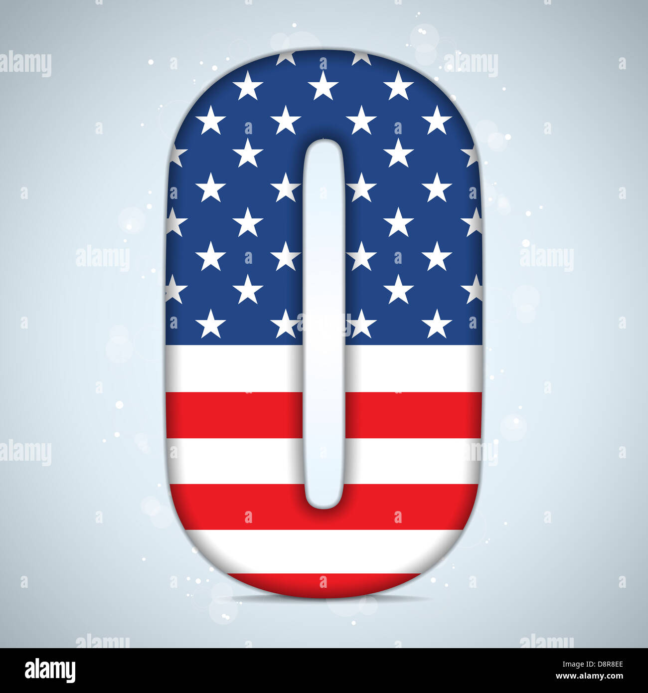 Vector - USA Independence Day Alphabet Letters Stock Photo - Alamy