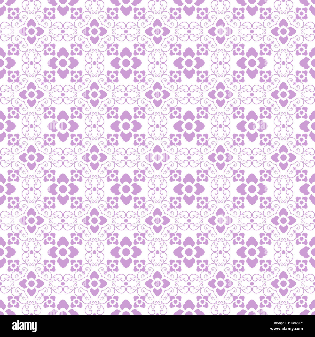 Beautiful background of seamless floral pattern Stock Photo - Alamy