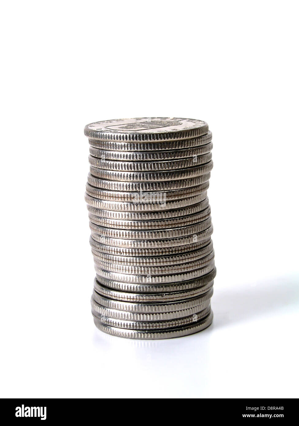 Swedish kronor coins isolated on white background Stock Photo - Alamy