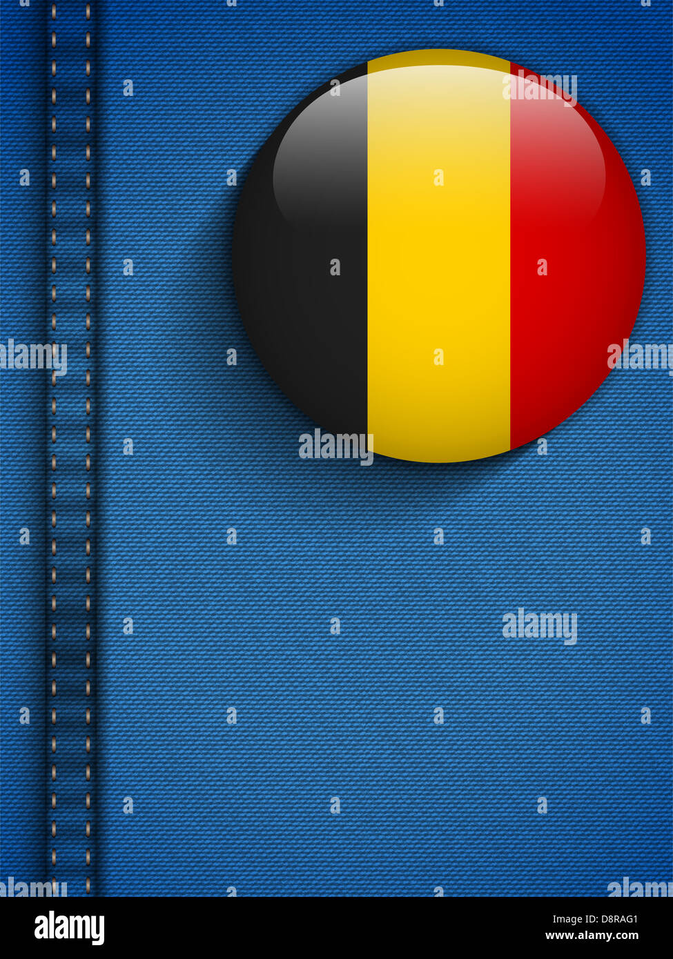 Vector - Belgium Flag Button in Jeans Pocket Stock Photo - Alamy