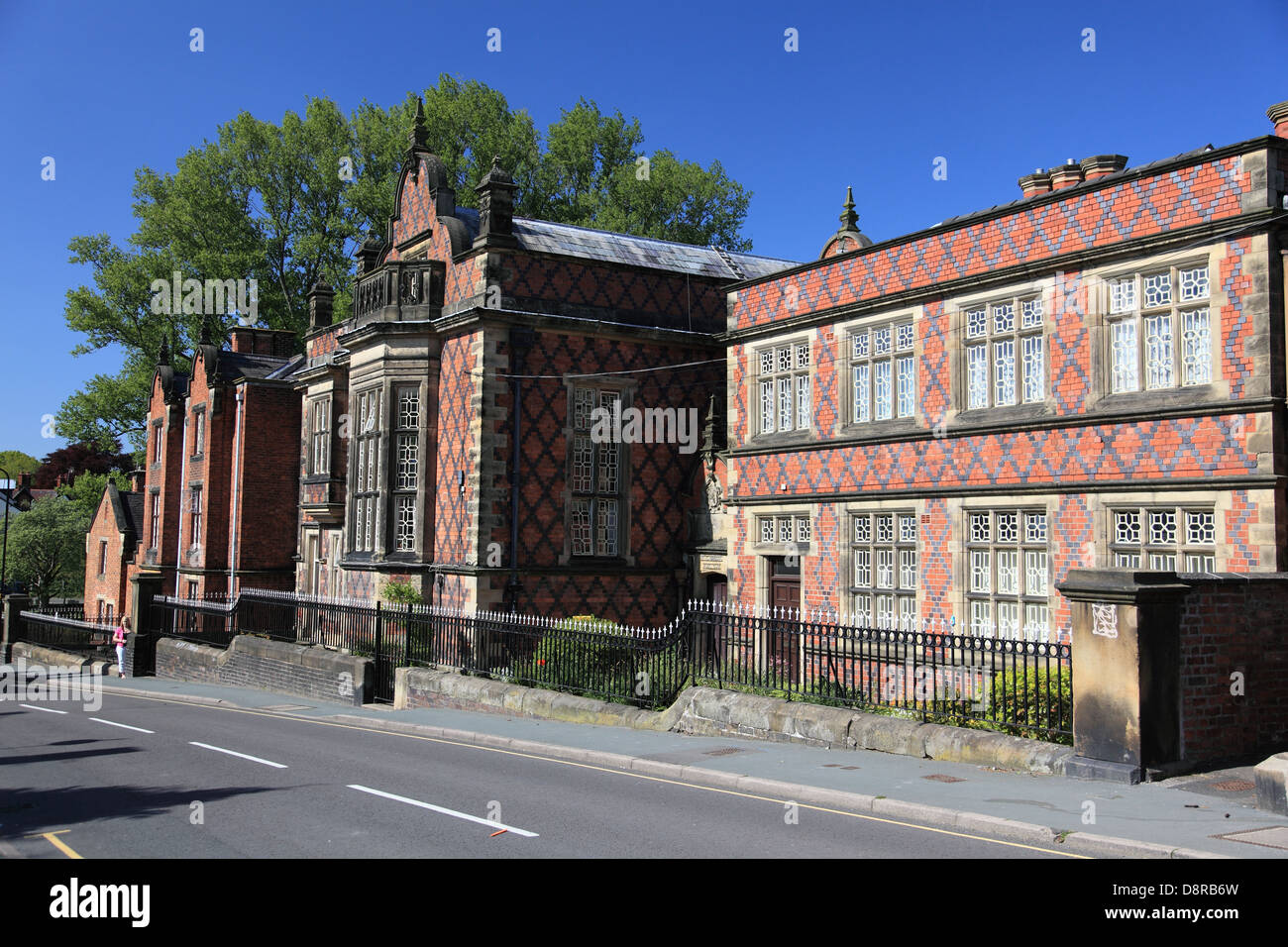 The old Grammar School building in Neo Jacobean style, a close replica