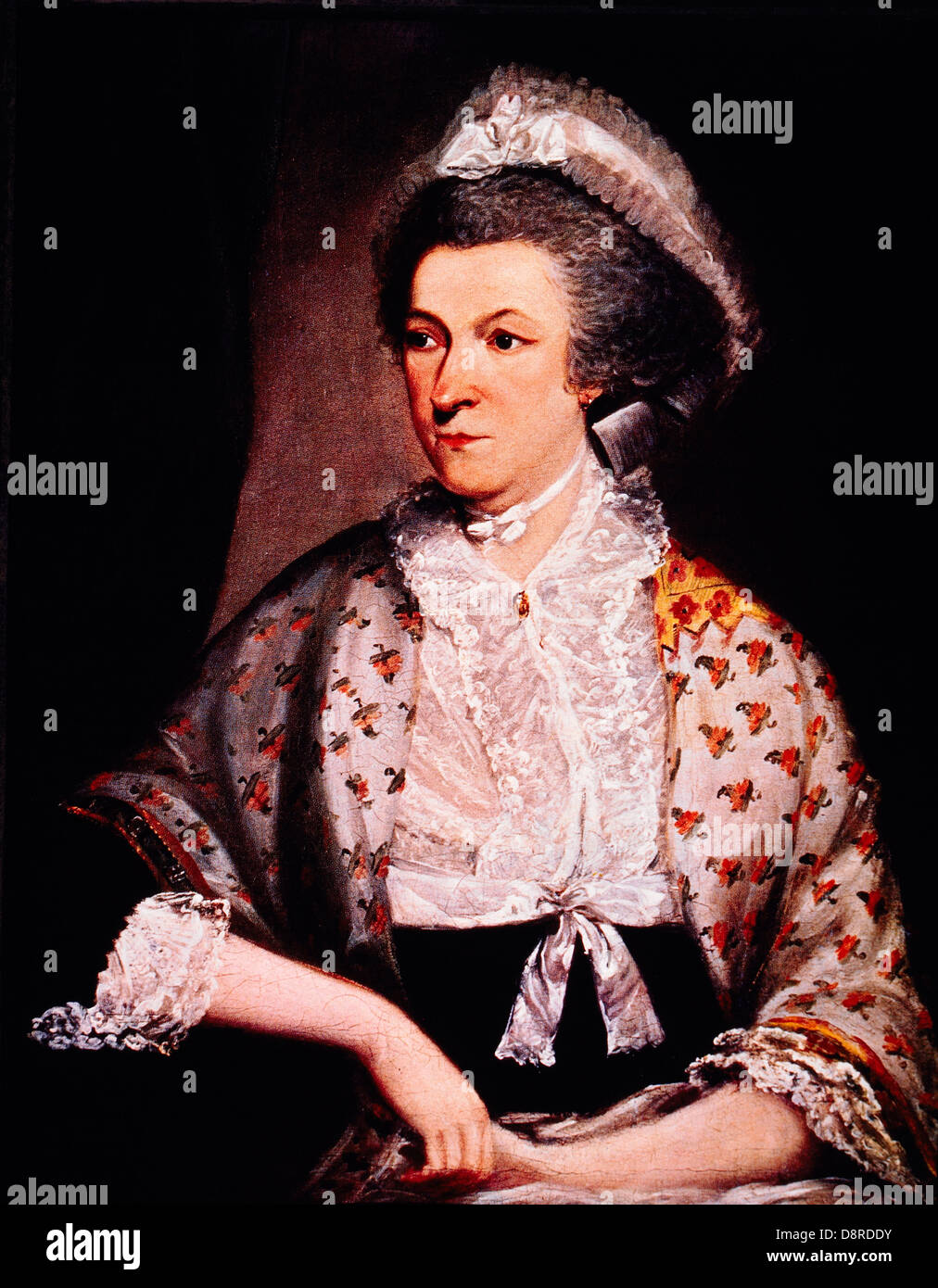 Abigail Adams (1744-1818), Wife of President John Adams, Mother of President John Quincy Adams, Portrait, Mather Brown, 1785 Stock Photo