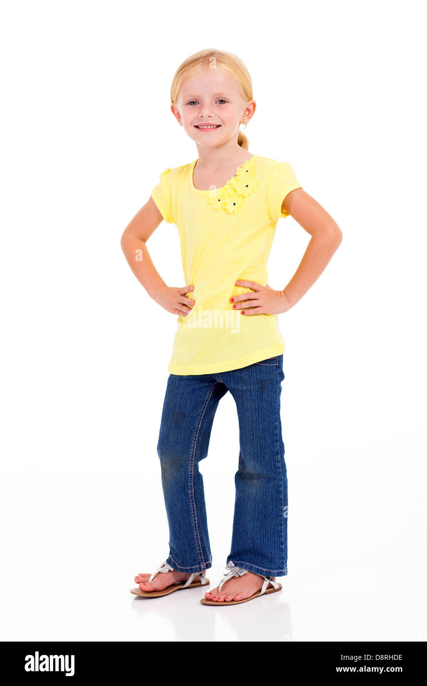 Pretty little girl full body hires stock photography and images Alamy