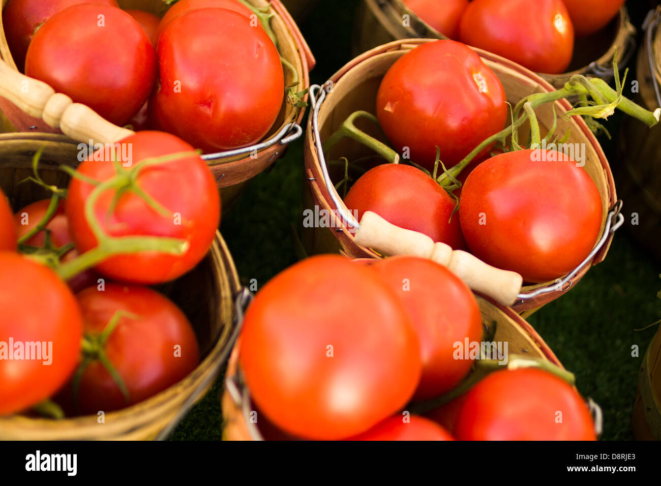 Fresh produce on sale at the local farmers market Stock Photo - Alamy