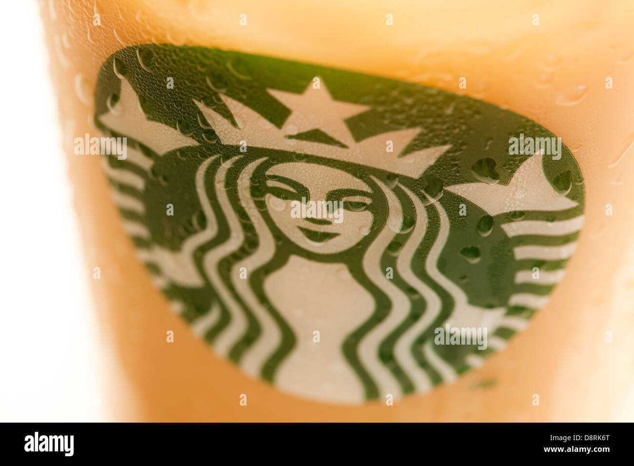 Starbucks Iced coffee Stock Photo