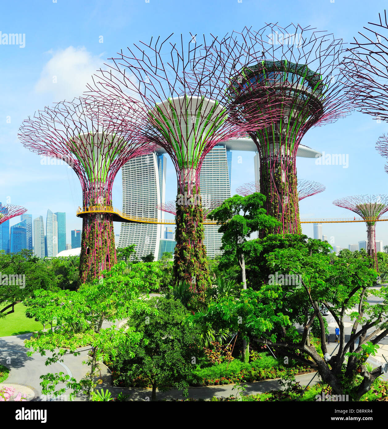 Gardens by the Bay Stock Photo Alamy