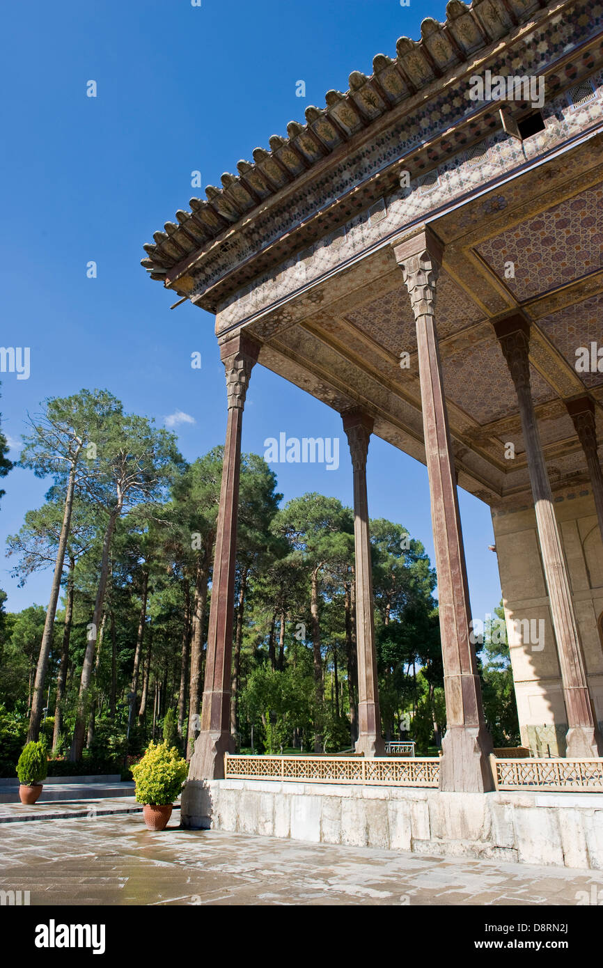 Iran, Isfahan, Chehel Sotoun palace Stock Photo Alamy