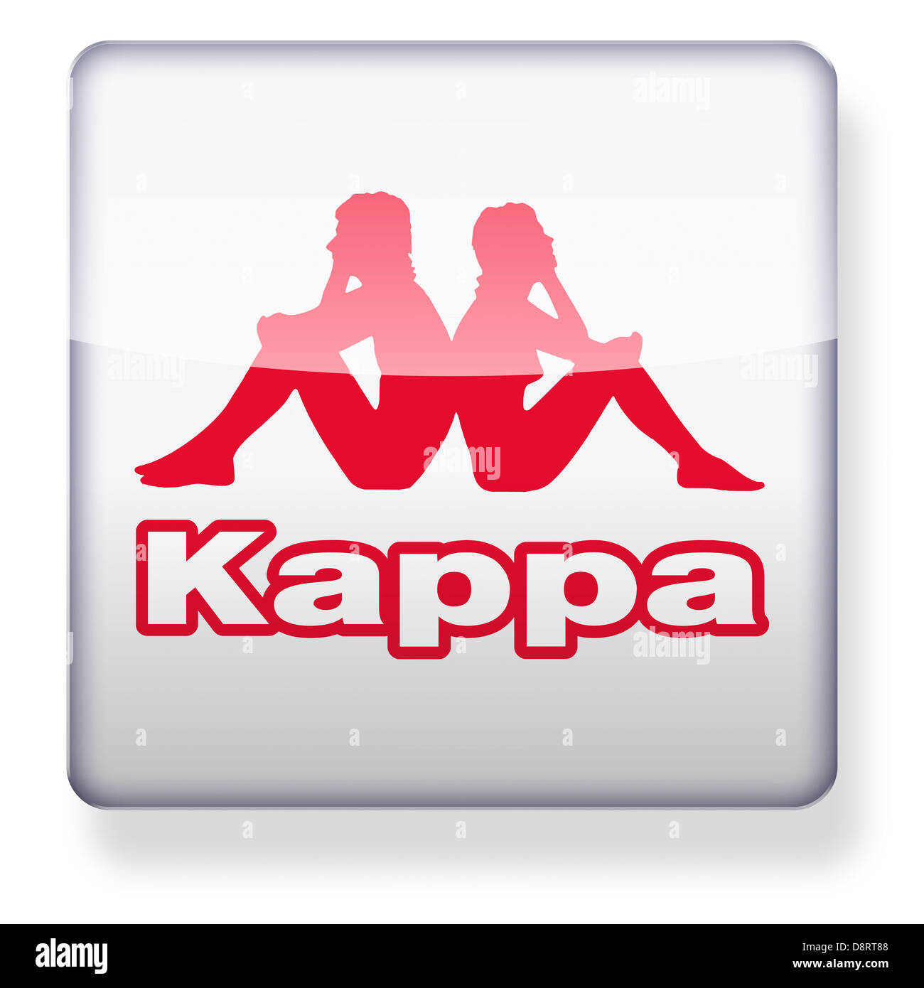 Kappa logo as an app icon. Clipping path included Stock Photo - Alamy