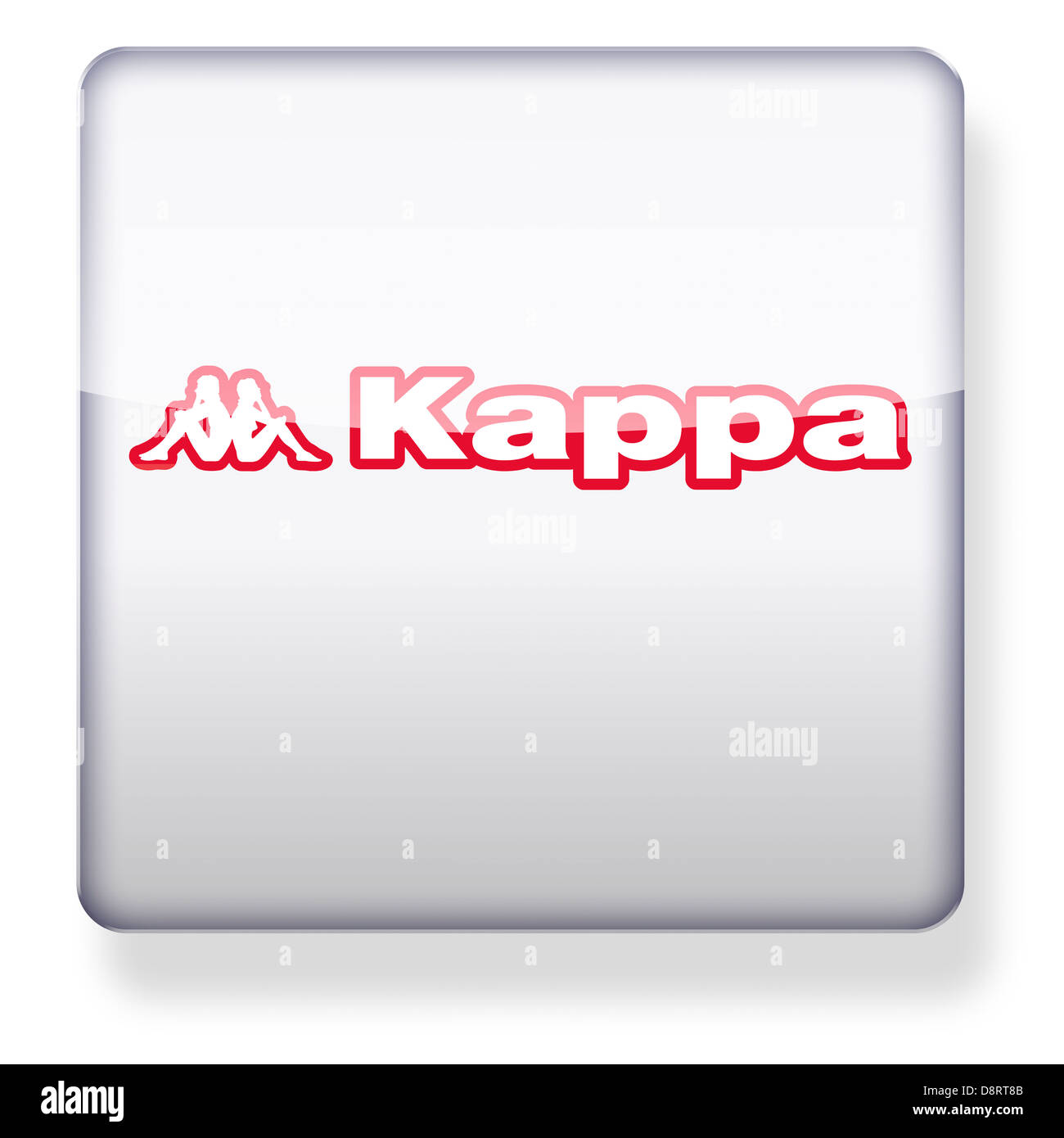 Kappa logo as an app icon. Clipping path included Stock Photo - Alamy