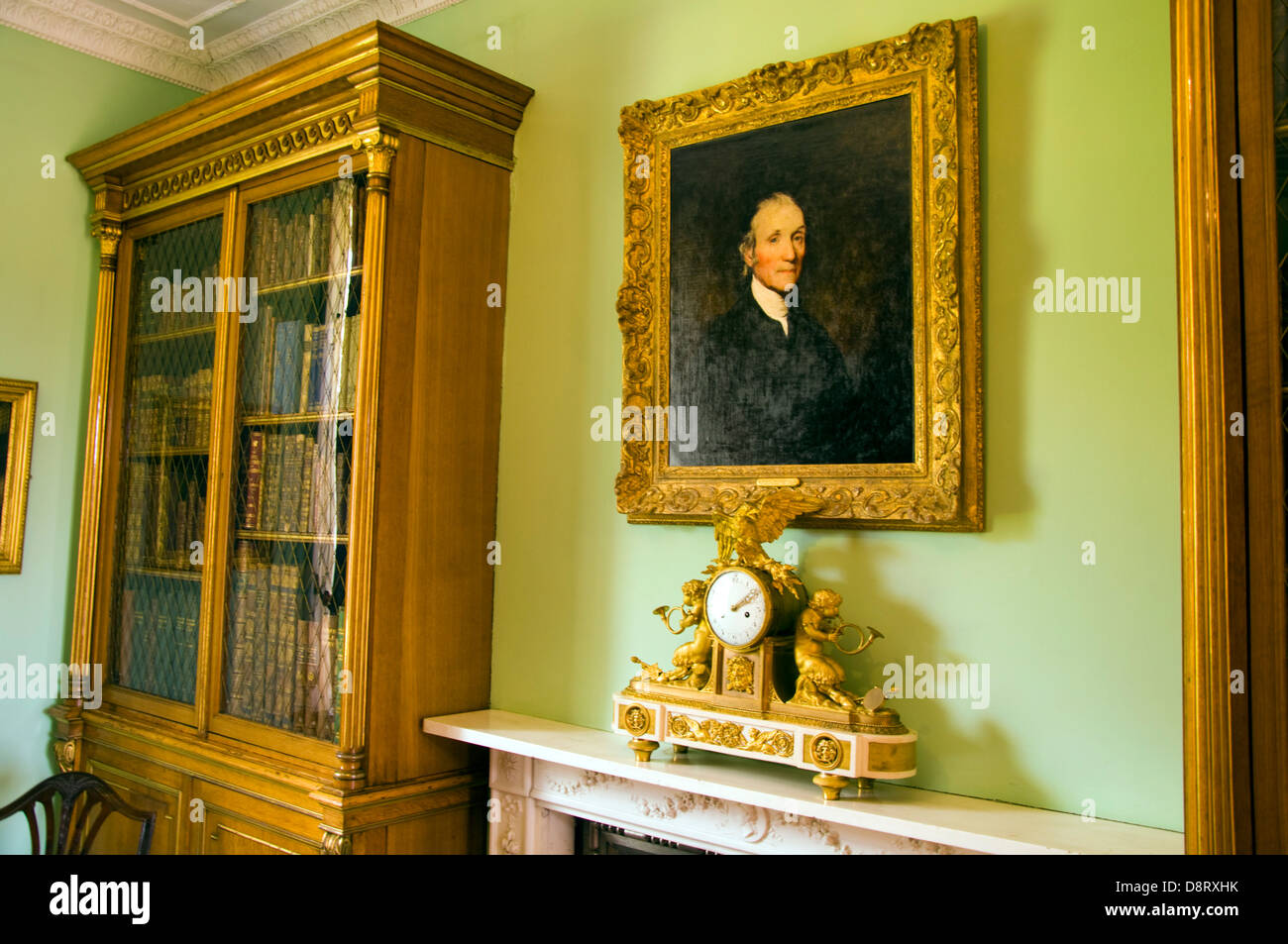 In this room in Bowood House Dr Joseph Priestley discovered Oxygen gas on 1st August 1774 his