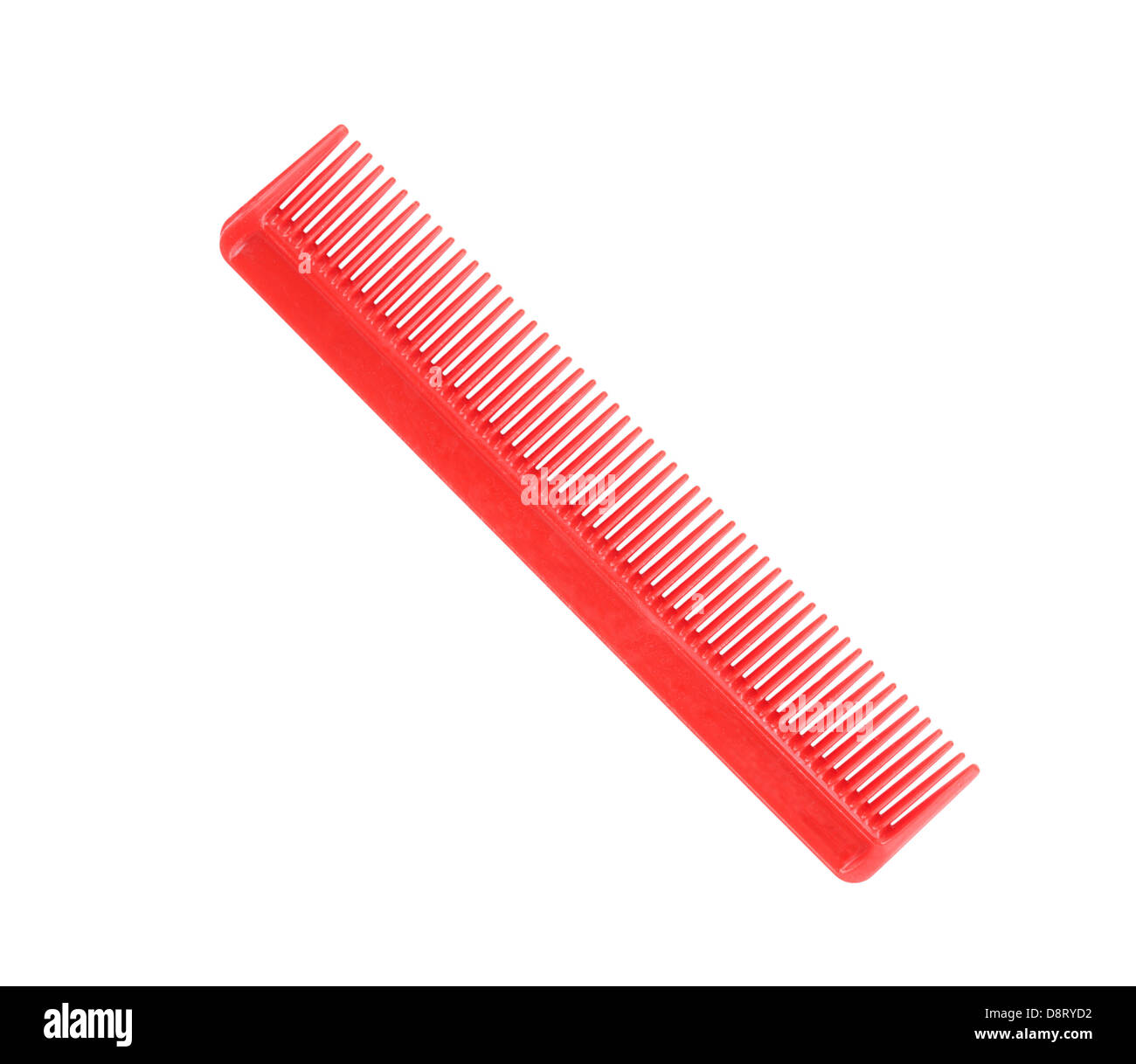 Red Comb Isolated Stock Photo