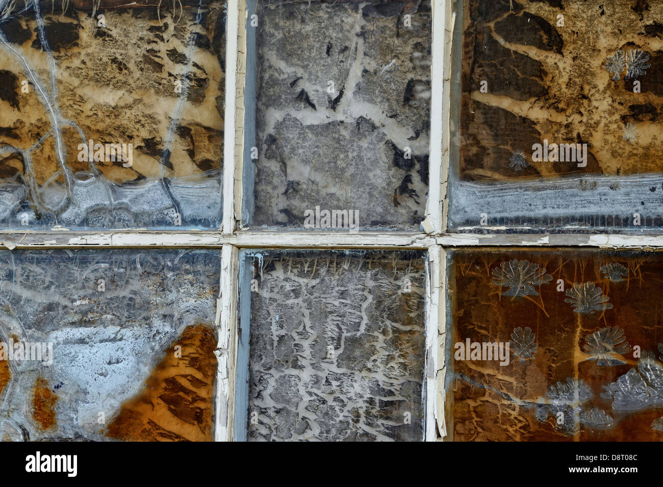 Out Window Panes Suburban out-building details- cracked window panes Culbertson Montana ...