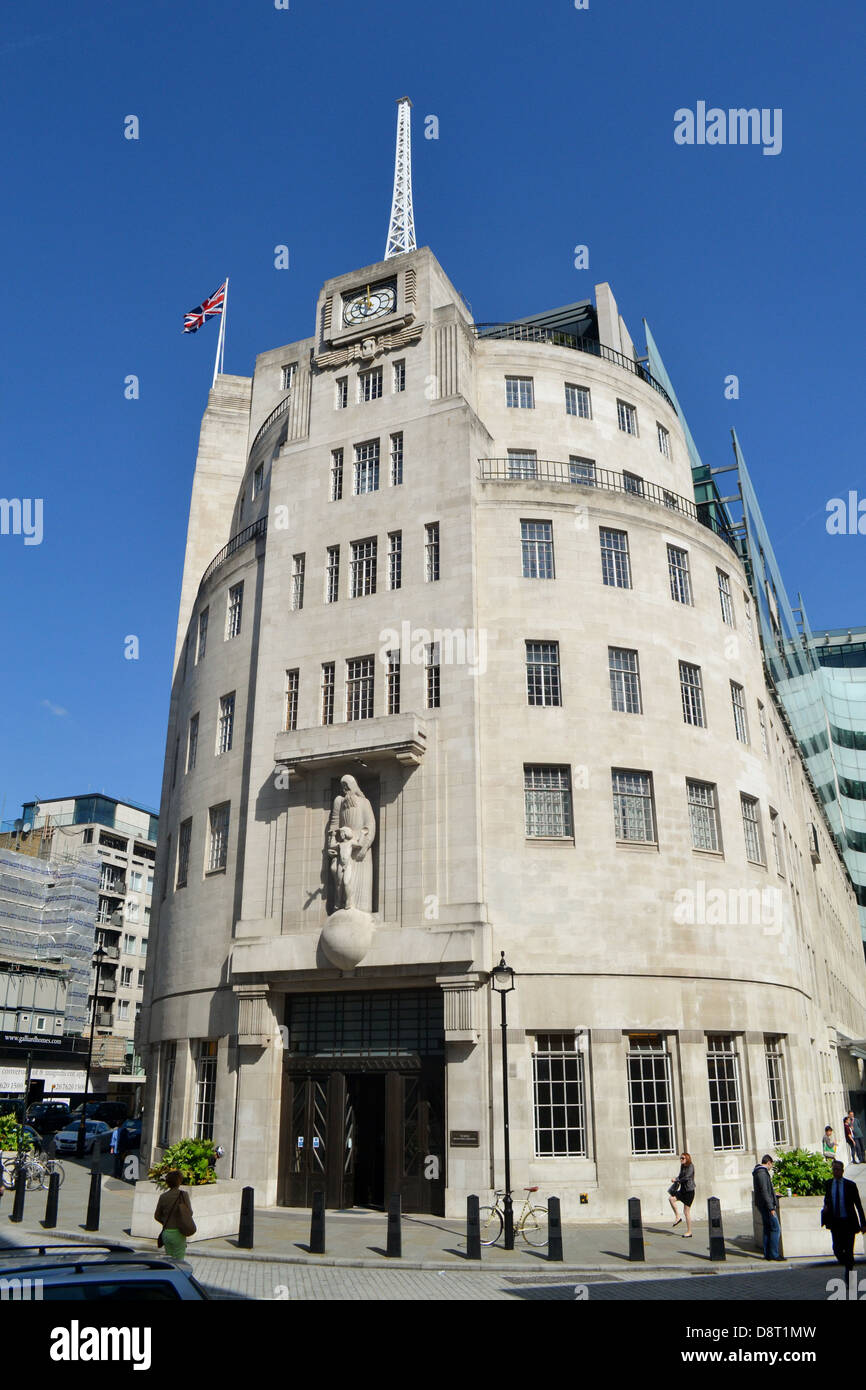 BBC Broadcasting House, Portland Place, London Stock Photo - Alamy