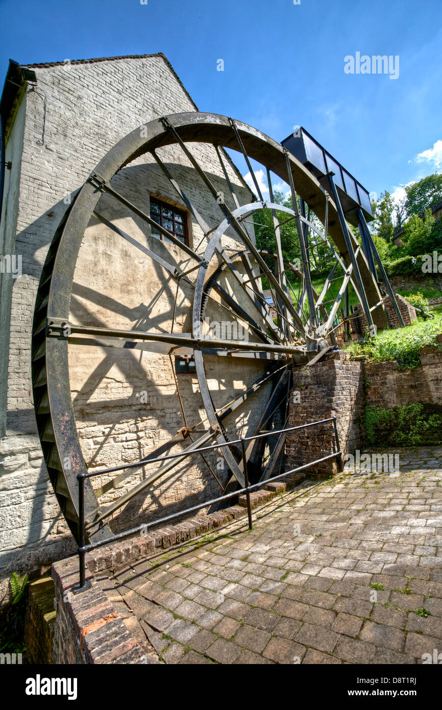 Daniels Mill, Bridgnorth Shropshire - Largest Waterwheel Corn Mill in Englando Stock Photo