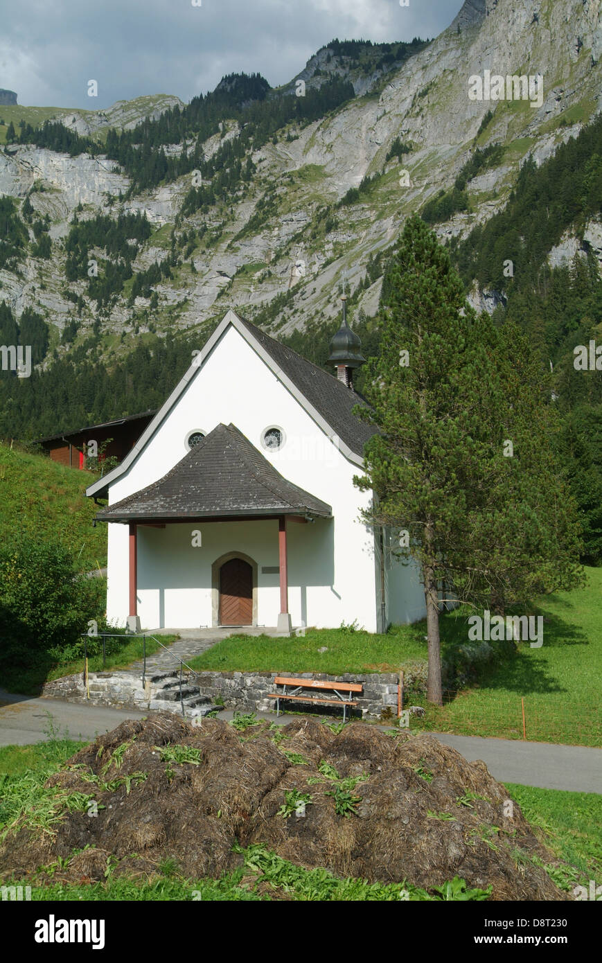 chapel at Engelberg on the Swiss alps Stock Photo - Alamy