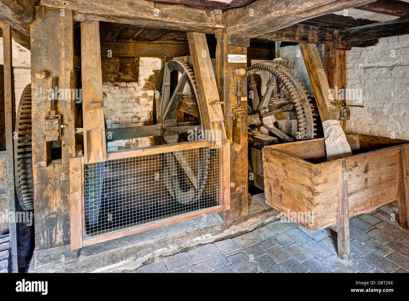 Daniels Mill, Bridgnorth Shropshire - Largest Waterwheel Corn Mill in Englando Stock Photo