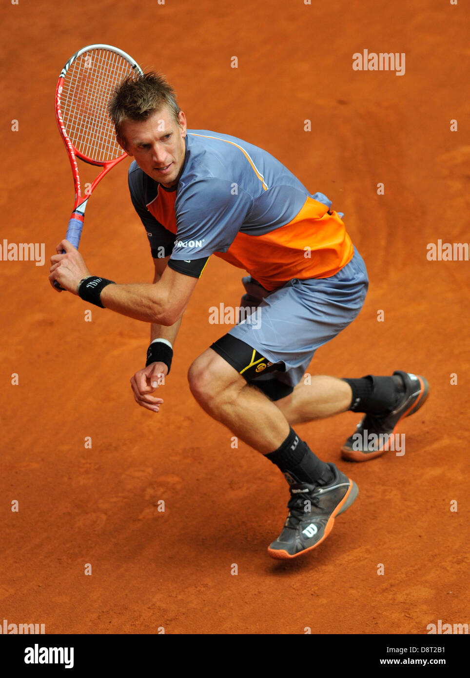 Jarkko Nieminen of Finland is seen during a match against Peter