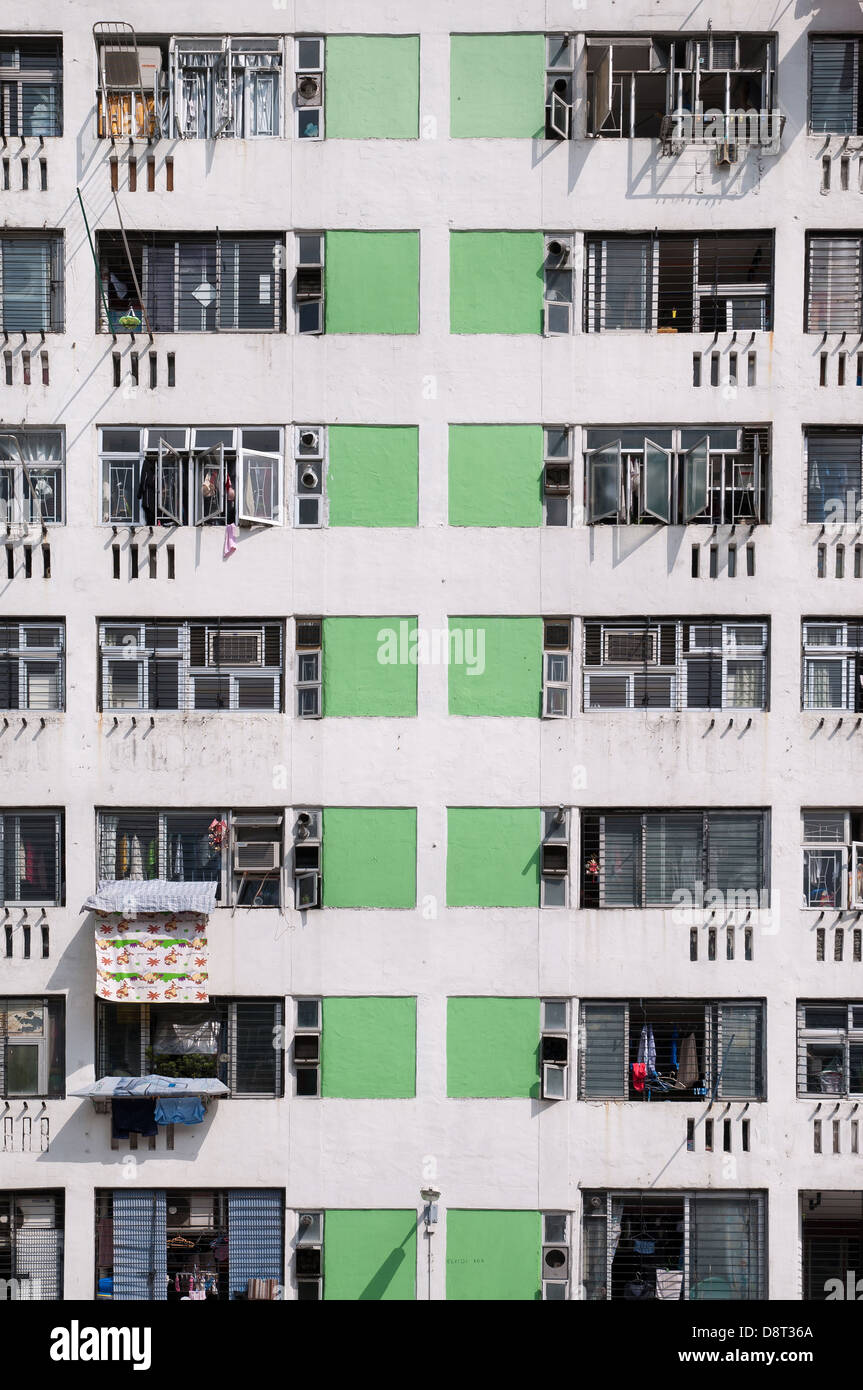 High density housing estate, Sha Tin, Hong Kong Stock Photo - Alamy