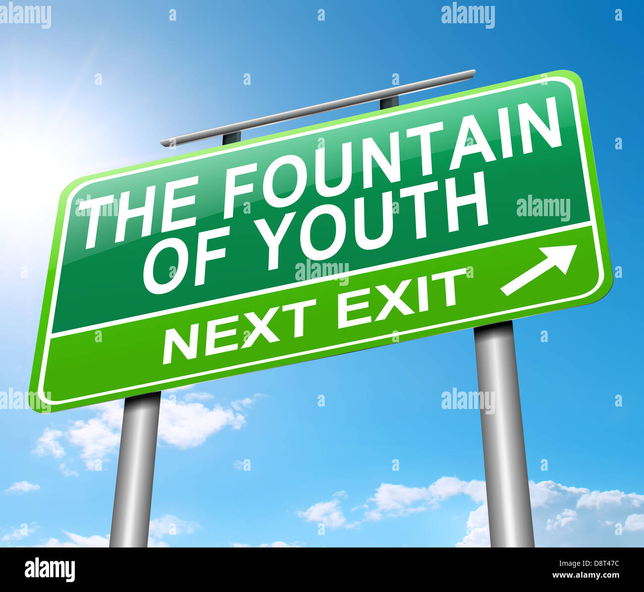 Fountain of youth sign hi-res stock photography and images - Alamy