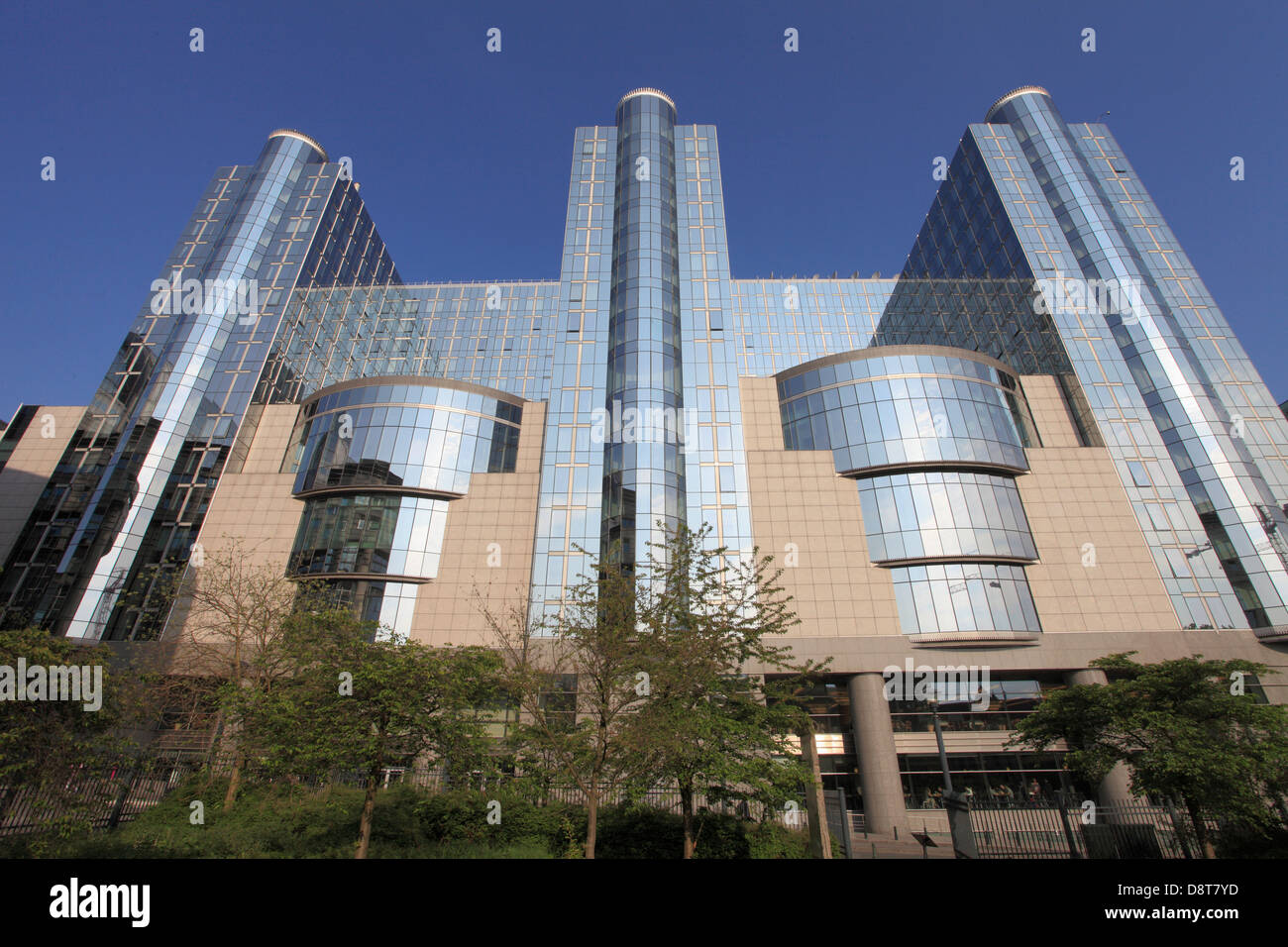 Belgium; Brussels; European Parliament, Stock Photo