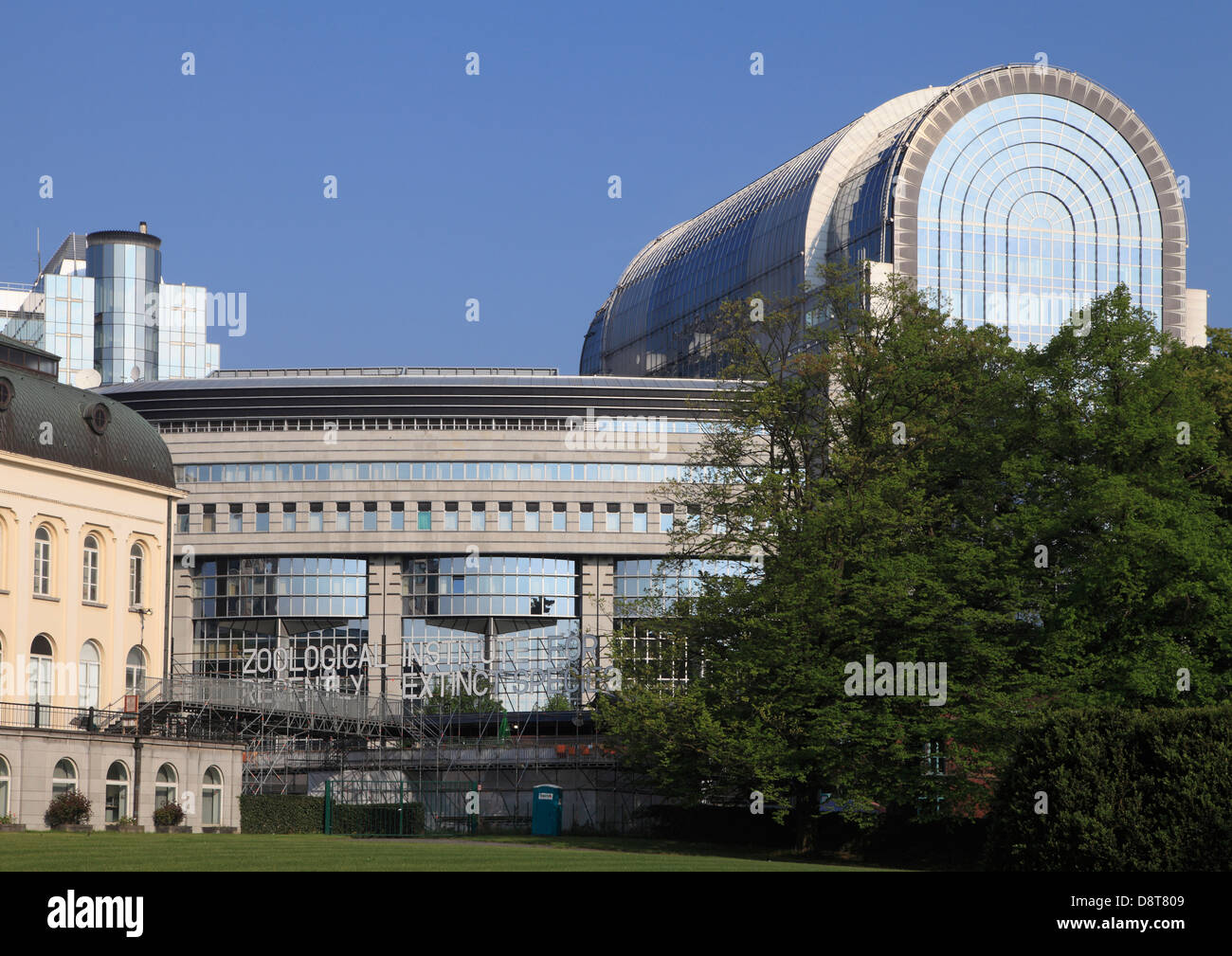 Belgium; Brussels; European Parliament, Stock Photo