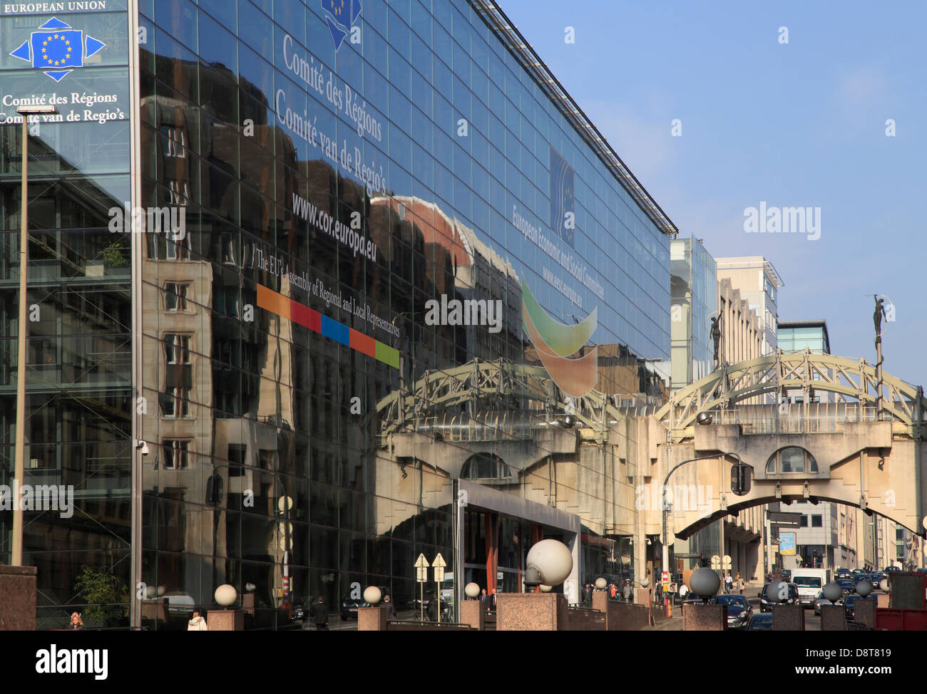 Belgium; Brussels; European Union, Comité des Régions, Stock Photo