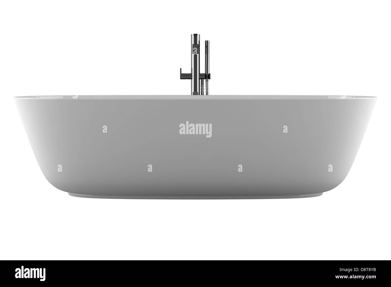 bathtub isolated on white background Stock Photo