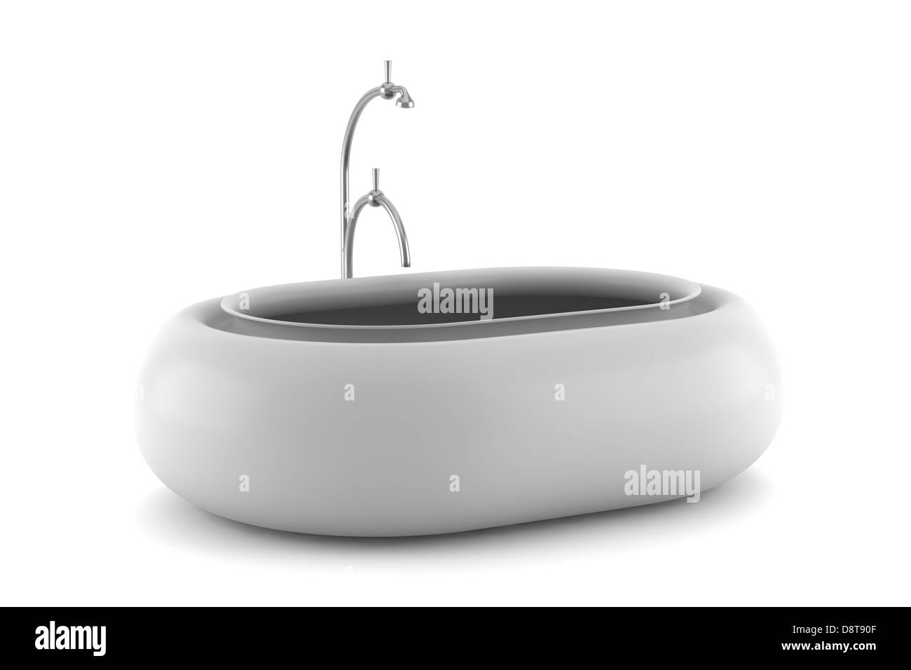 modern bathtub isolated on white background Stock Photo - Alamy