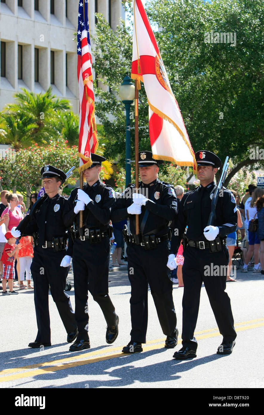 Memorial Day Parade in downtown Sarasota Florida Stock Photo Alamy