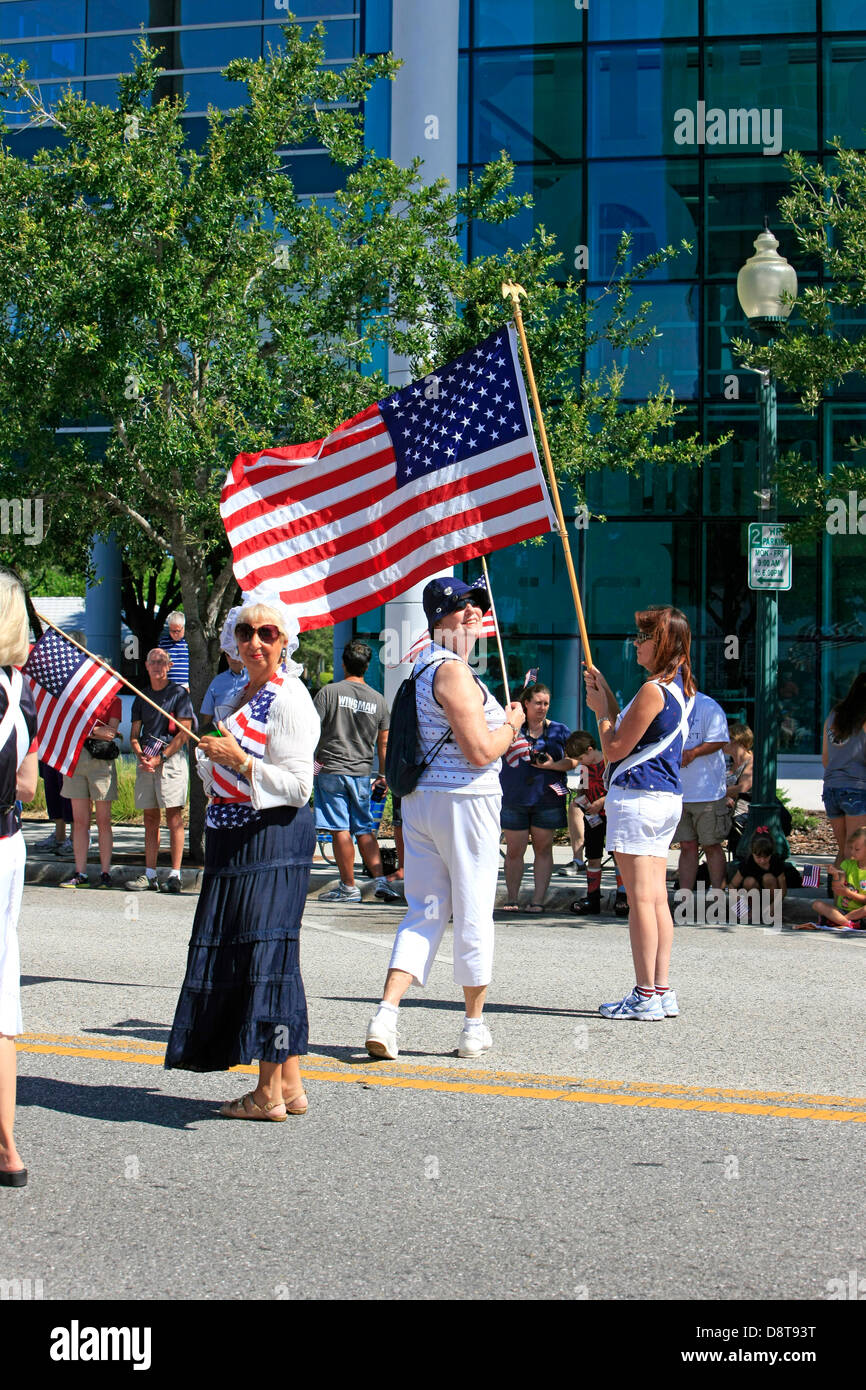 Memorial Day Parade in downtown Sarasota Florida Stock Photo Alamy