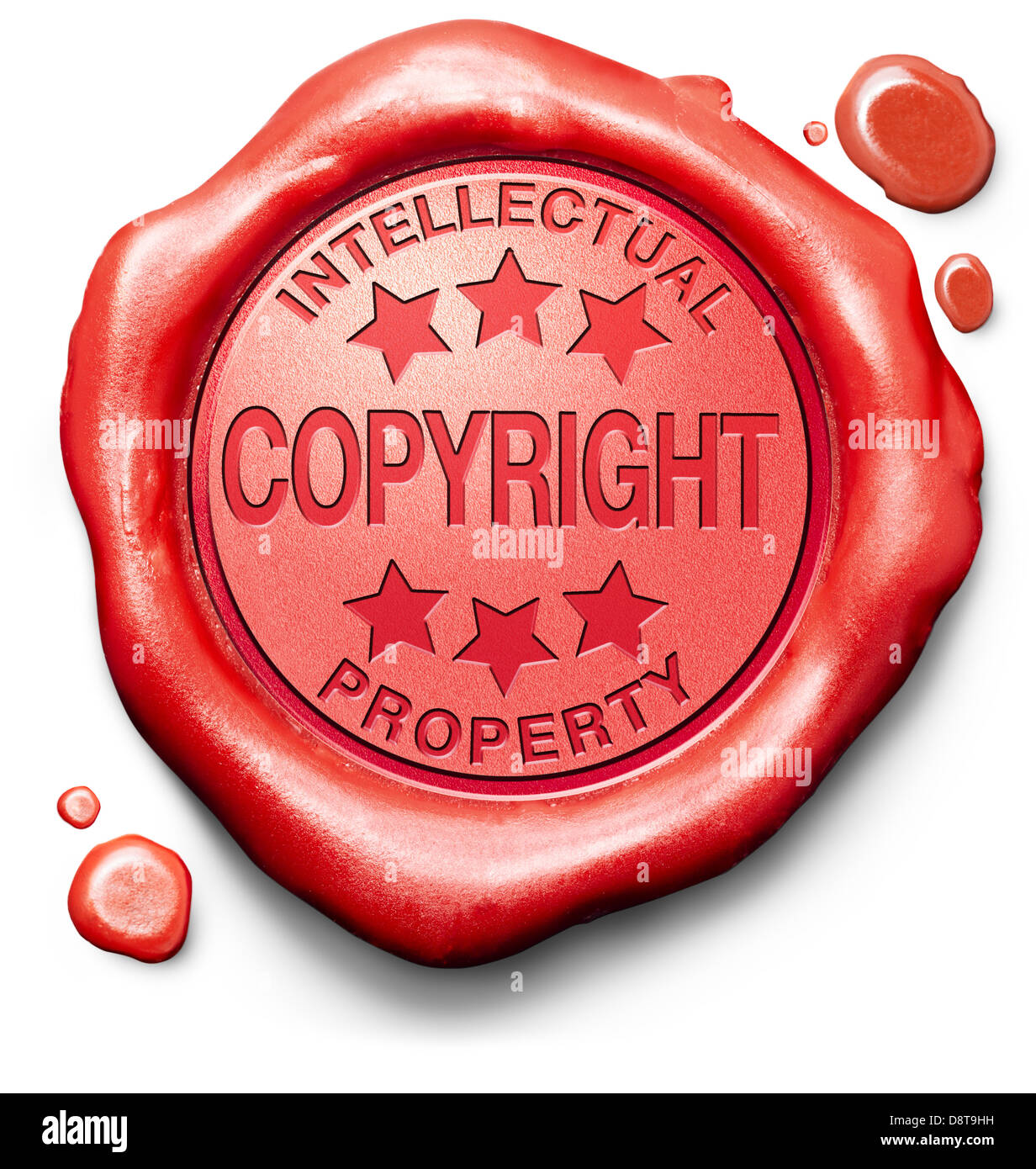 copyright intellectual property law Stock Photo